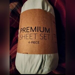 Sale . Nwt  hyperallegenic seafoam green queen size sheer set